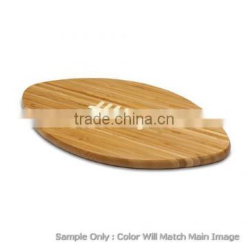 New design bamboo products Rugby shape mini cutting board