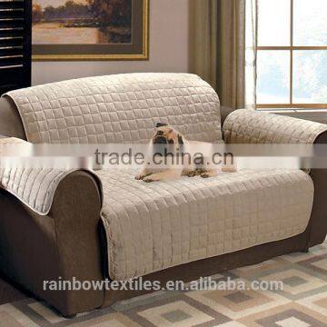 plain customized furniture protector with non-slip fabric