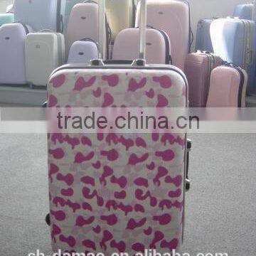 New Product for 2015 Shiny Finish Zipper Type Trolley Luggage Bag