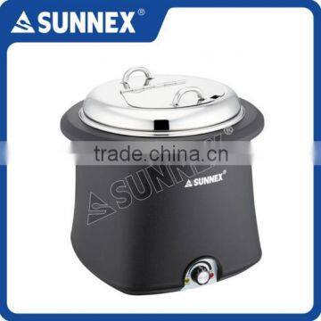 SUNNEX Hot Sale Stylish Brown PC Cover 10 Litre Buffet Soup Warmer photo-4