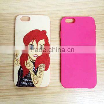 TPU Material Cellphone Case with IMD/IML technology 2 in1 Mobile phone Case Cover for Iphone 6