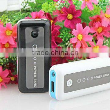 High quality 5200mah portable charger smartphone power bank