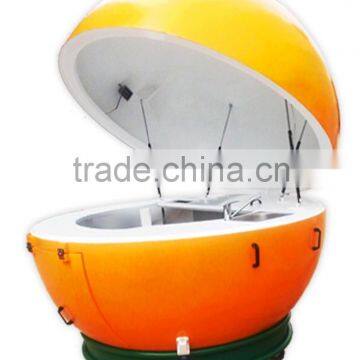 orange juice mobile kiosk/ mobile cart