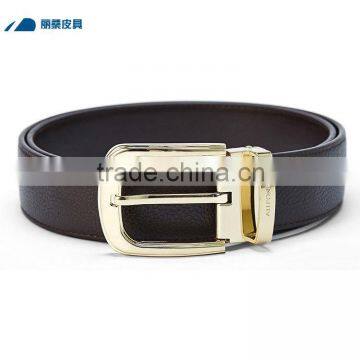 Gold Pin Buckle Fashion Leather Belts For Men