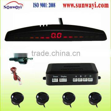 rear parking assist system parking sensor with led display