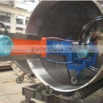 Automatic tank buffing machine