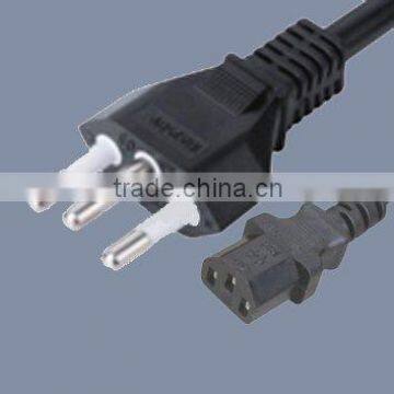 10A/250V Switzerland SEV power cord Y005/IEC320-C13