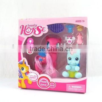 lovely horse pony toy, plastic horse toy, pony horse WW3604841