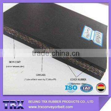 tensile strength of cotton rubber manual conveyor beltings