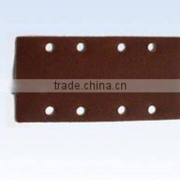 Red abrasive cloth piece