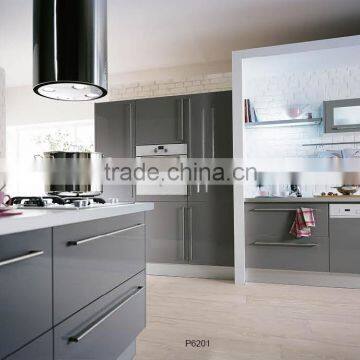 MDF kitchen cabinet round wooden doors