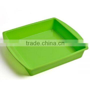 Baking mold,silicone tableware,9 inch square silicone cake mold,cake pan, silicone kitchenware