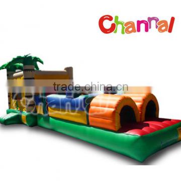 Outdoor commercial giant inflatable kids obstacle course