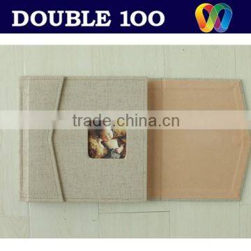 hot sale cloth photo album cover from double100