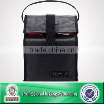 Lead Free 80% Post-consumer RPET Fabric Cooler Insulated Lunch Bag For High School