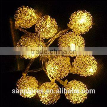 10L led battery christmas decoration sponge string light