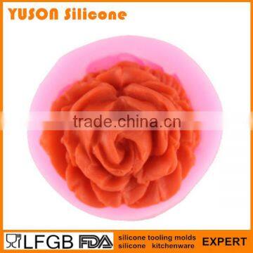 Hot Selling Rose Flower Cake Decoration Tip Silicone Fondant Mold photo-5