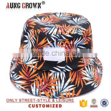 Customize Printed Women Summer Beach Bucket Hat