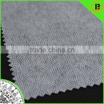 PES single dot adhesive non woven fabric Sector dot interlining fusible paste dot interlining