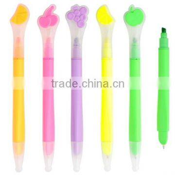 non-toxic body marker pen pen with highlighter