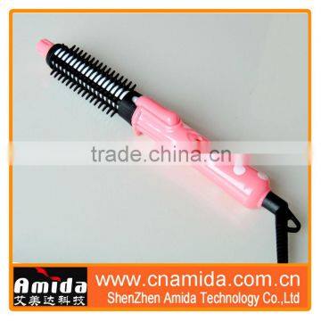 New Mould Coating Brighter Oil On Shell Mini Brand Hair Curler with brush