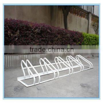 Powder Coated Floor-Mounted Bike Rack