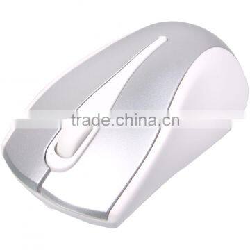 Ergonomic design White color 2.4G wireless mouse