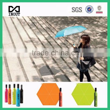 Custom Promotional Wholesale Cheap Wine Bottle Umbrella