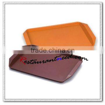 P148 High Quality ABS Oblong Anti Skid Serving Tray