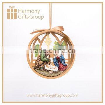 Shadow Box Christmas Nativity Holy Family Figurines