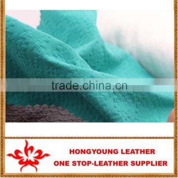 Embossed Full Grain Flower Extured Semi-pu Synthetic Leather for Vintage Handbags Making photo-4