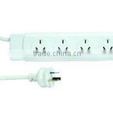 Australia SAA 4-outlets power strip W/SOverland Protect 10A/250V~