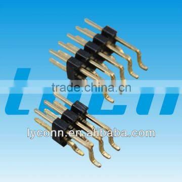 2.54mm double row right angle SMT pin connector