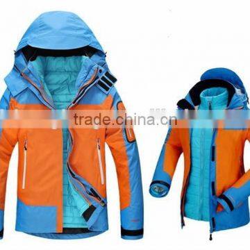 ladies 3-in-1 waterproof windproof ,breathable outdoor jacket