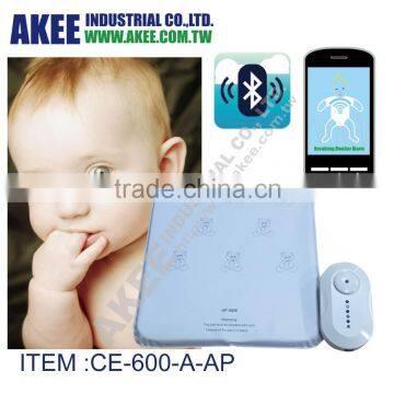 Baby breathing monitor baby product mobile app bluetooth