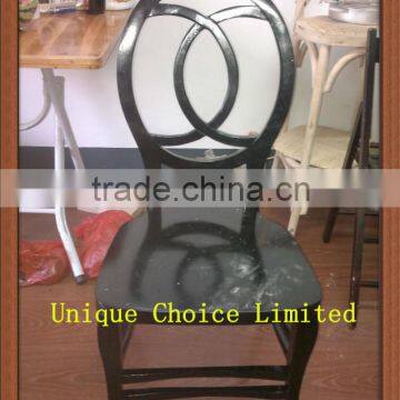 High Quality Vintage Wood Design Pisces Black Wedding Chiavari Chair