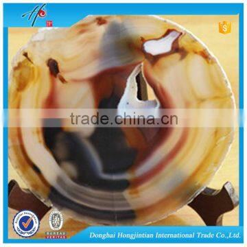 HJT natural agate slices wholesale with high quality