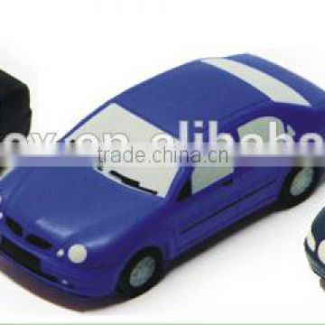 2014 custom car shaped anti-stress pu foam toy