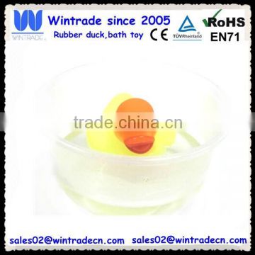 PVC duck color change plastic toy