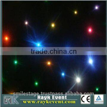 portable easy setup transparent led curtain display curtain light