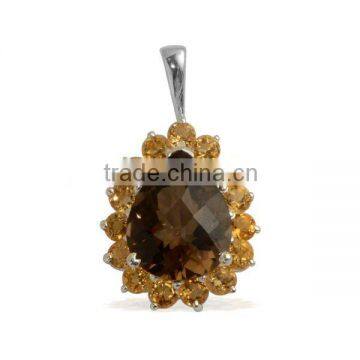 Silver Gemtone Pendants, Wholesale 925 Sterling Silver Jewelry