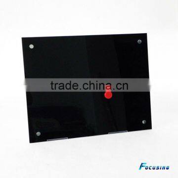 black color 40x50cm tempered glass writing board