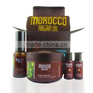 Argan oil sets for best gift new sets , popular ,formula from Italy,for traval and gift sets from GMPC manufacture/factory