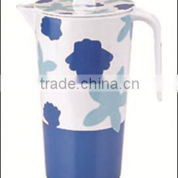 100% melamine 59oz pitcher with decal