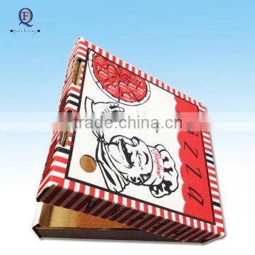 Convenient packing pizza delivery box custom size