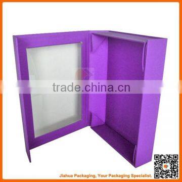 Customed Rectangular Foldable Gift Box With Window photo-2