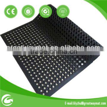 non slip anti slip rubber mat with large holes