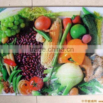 Kitchen essential FDA grade tempered glass cutting board