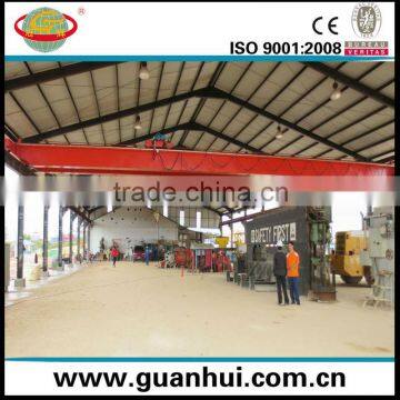 good performance double girder electric overhead wheeled crane