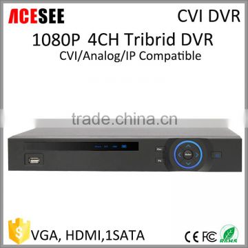 1080P 4ch China CVI CCTV DVR with P2P DVR h.264 HD CVI DVR CVR Wholesale